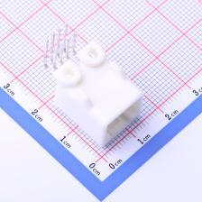 K1376350WR-2 汽车连接器 汽车连接器插座2.2mm间距,双排白色8PIN