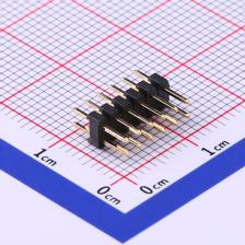 X4621WV-2x06I-C28D40 排针 2mm 2x6P 直插 方针 高U镀金抗氧化