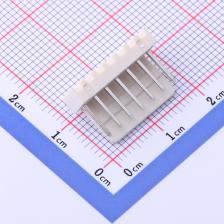 HC-2510-7AW 线对板/线对线连接器 2.54mm 1x7P 弯插 1x7P 间距P=