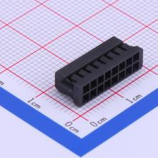 A2211H-2X08P 压线端子胶壳 2mm 2x8P 黑色