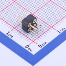 X5521WV-2X02-C35D35-1000 排针 2.54mm 2x2P 直插 圆针