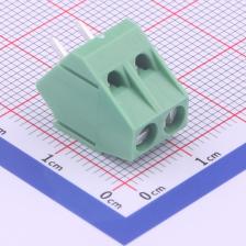 1733570 螺钉式接线端子 5.08mm 排数:1 每排P数:2 直针 可拼接
