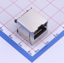 HC915310A-M902-A 以太网连接器(RJ45 RJ11) RJ45 带LED灯 立式