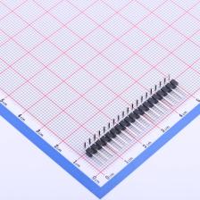 KH-2.54PH90-1X19P-L13.8 排针 2.54mm 1x19P 弯插 方针