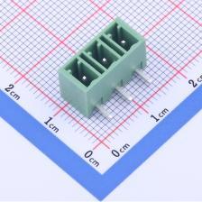 DB1ERC-5.08-3P-GN 插拔式接线端子 板端/插座-闭口 5.08mm 排数: