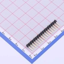X6511WVS-17H-C60D48R2 排针 2.54mm 1x17P 立贴 方针