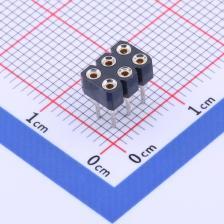 X5521FV-2X03-C30D743-0743 排母 2.54mm 2x3P