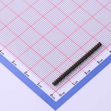 X1311WVS-30J-C18D42R2 排针 1.27mm 1x30P 立贴 方针