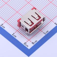 919-152A1072D10400 USB连接器 Type-A 母座 弯插 大电流前两脚有