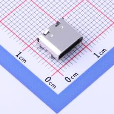 TYPE-C16P3MDDGP073 USB连接器 Type-C 母座 卧贴