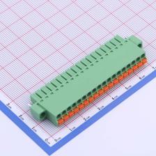 DB2EKNM-3.5-18P-GN 插拔式接线端子 插头 3.5mm 排数:1 每排P数: