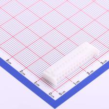 HX20017-26Y WH 压线端子胶壳 2mm 2x13P 带扣 白色