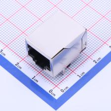 KH-RJ45-59-8P8C 以太网连接器(RJ45 RJ11) RJ45 弯插 不带LED 8P