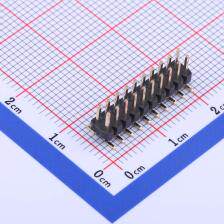 X4621WVS-2x10I-C40D64 排针 2mm 2x10P 立贴 方针 L=8.95 PA6T