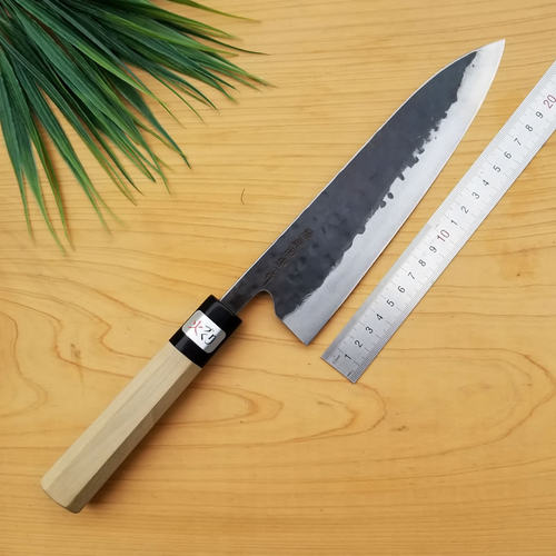 日本名匠藤原纯手工青纸火烧厨刀