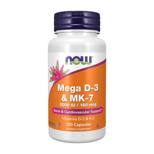 NOW诺奥维生素D3+MK-7120粒