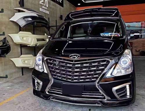 现代辉翼H1改装包围马来西亚款前脸Hyundai H1 bodykit现代H1辉翼