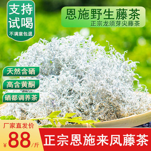 2026龙须芽尖嫩芽藤茶恩施富硒土家莓茶特野级生养生茶叶袋装500g