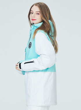 ARCTIC QUEEN滑雪服女男款冬季户外防风防水保暖加厚滑雪衣工装款