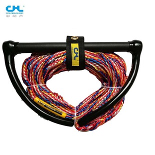 滑水板专用拖拉绳/尾波板回旋板水橇牵引拖牵绳摩托艇拖拽绳