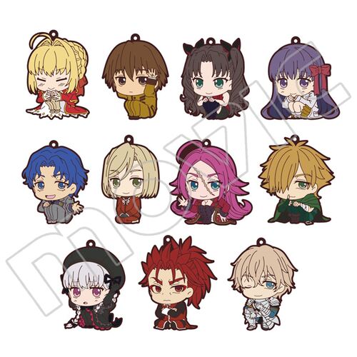 一番正品[现货] Fate/EXTRA Last Encore Q版坐姿橡胶挂件 Vol.1