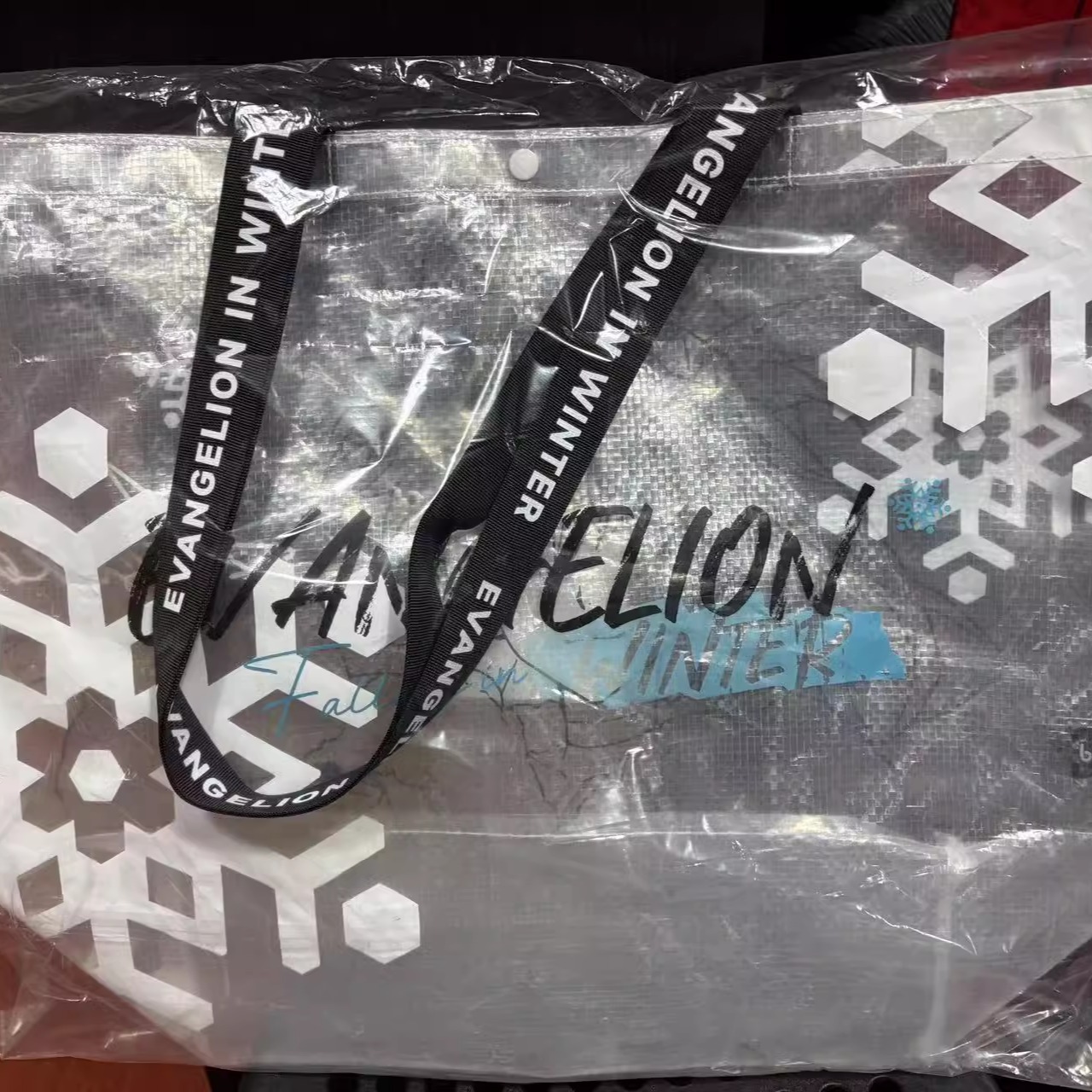 一番正品[现货]新世纪福音战士Falling in Winter快闪店购物袋