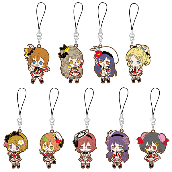 一番正品[现货] LoveLive! μ's 那就是我们的奇迹 橡胶挂件