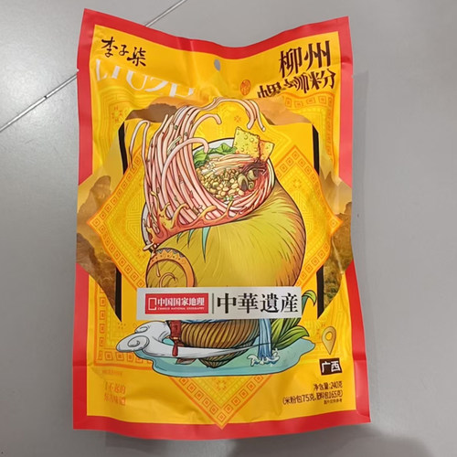 李子柒柳州螺蛳粉216g*1袋正宗广西速食方便宵夜宿舍原味米线