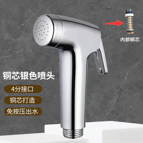 家用喷头冲洗马桶喷枪妇洗器增压伴侣水枪卫生间厕所高压水龙头
