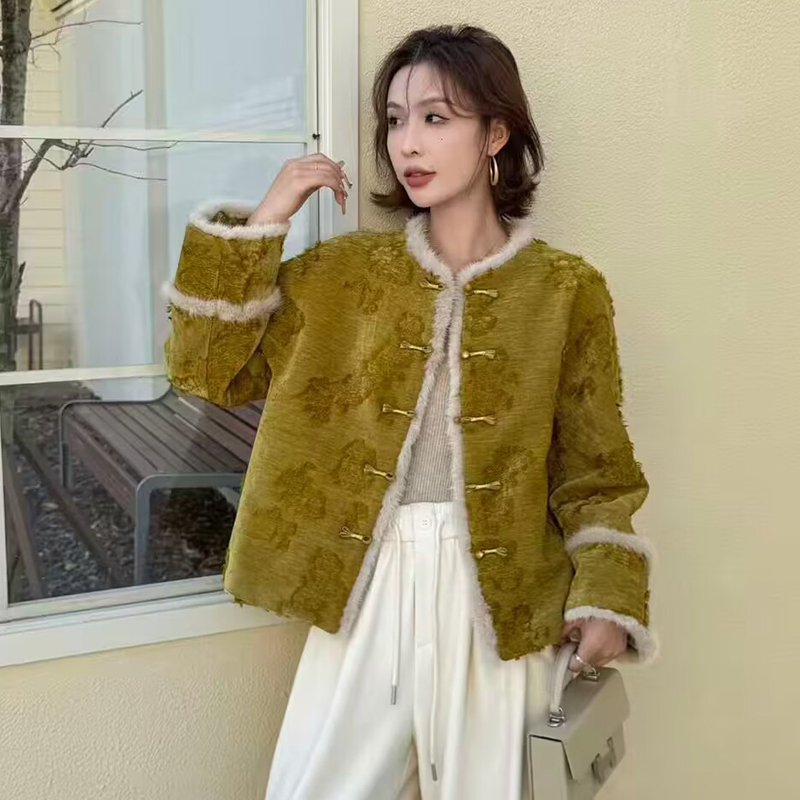 短外套女冬国风羽绒服伊娜蕾尔