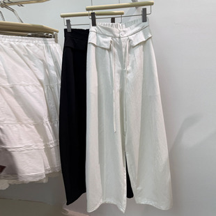 宽松阔腿裤裤子女2025春装新款高腰松弛感休闲裤垂感梨型身材长裤