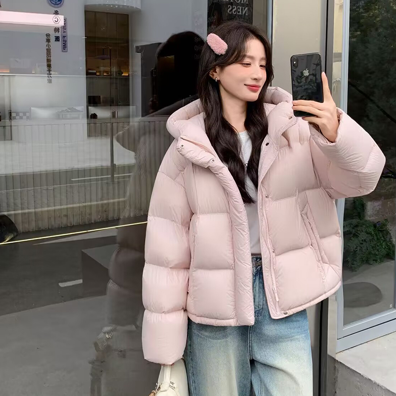 云朵泡芙90白鸭绒羽绒服女流行街