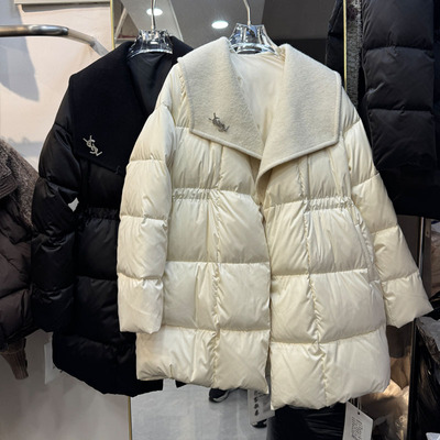 90白鸭绒韩国原版羽绒服女
