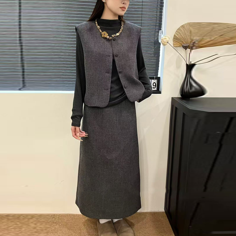 芷炫Z5869杭州四季青半身裙套装