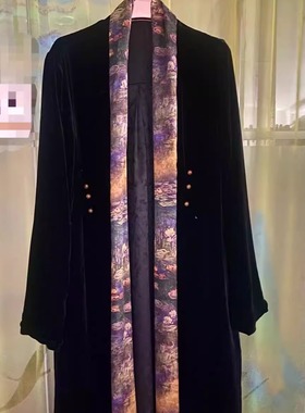 定制黑色古风长衣 21号，不支持7天无理由