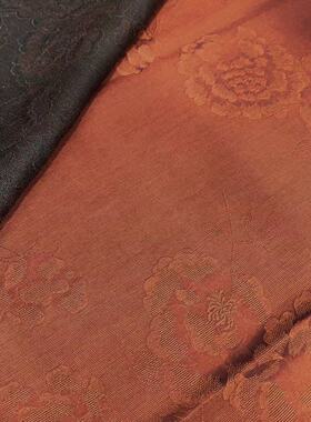 定制橙色花螺香云纱 不支持7天无理由退货 介意慎拍