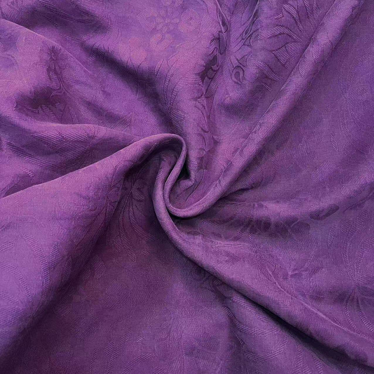 定制重磅提花绢丝香云纱 不支持7天无理由退货 介意慎拍150