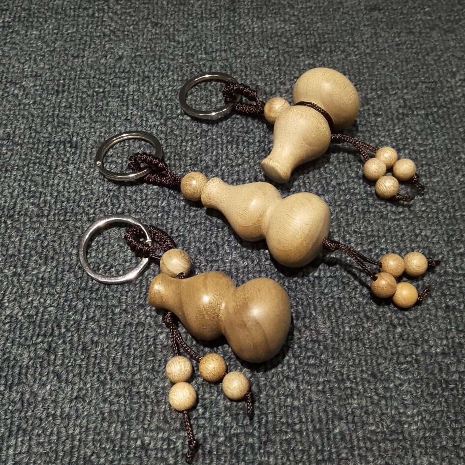 金丝楠木小葫芦汽车钥匙扣背包挂件男女吊坠饰品个性创意礼品挂饰