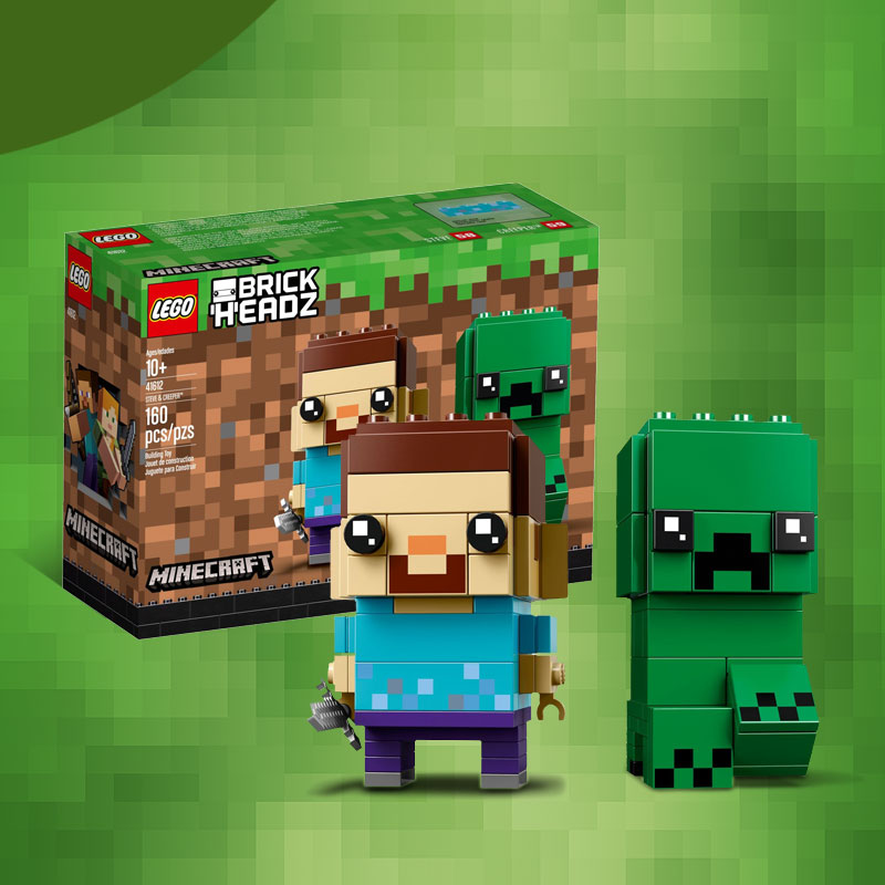 Àָ߷½Í· LEGO 41612ÎÒµÄÊÀ½ç Ê·µÙ·ò ÅÀÐÐÕß´óÍ·ÈËÆ´×°Íæ¾ß ÐÂÆ·