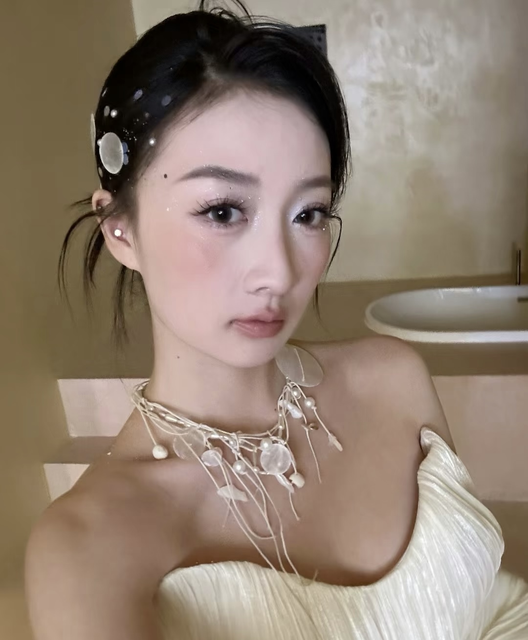 TM｜D2手作贝壳珍珠缠线高级拍摄礼服搭配项链小众不脱轨