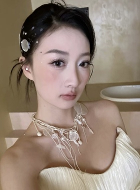 TM｜D2手作贝壳珍珠缠线高级拍摄礼服搭配项链小众不脱轨