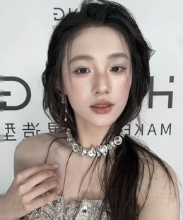 TM｜E25欧美风镶钻项链夸张设计感小众锁骨链时尚 气质新娘礼服