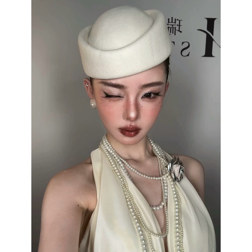 TM｜jennie珍妮同款小野猫造型帽子项链套装