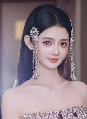 TM｜G1大流苏蒙古风民族大发夹（一对