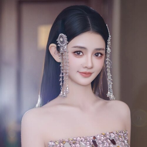 TM｜G1大流苏蒙古风民族大发夹（一对