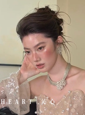 TM｜D02千金造型项链耳饰套装皮绳手作款康康老师大课同款