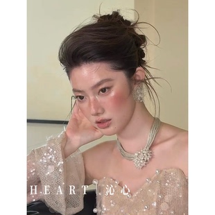 TM｜D02千金造型项链耳饰套装皮绳手作款康康老师大课同款