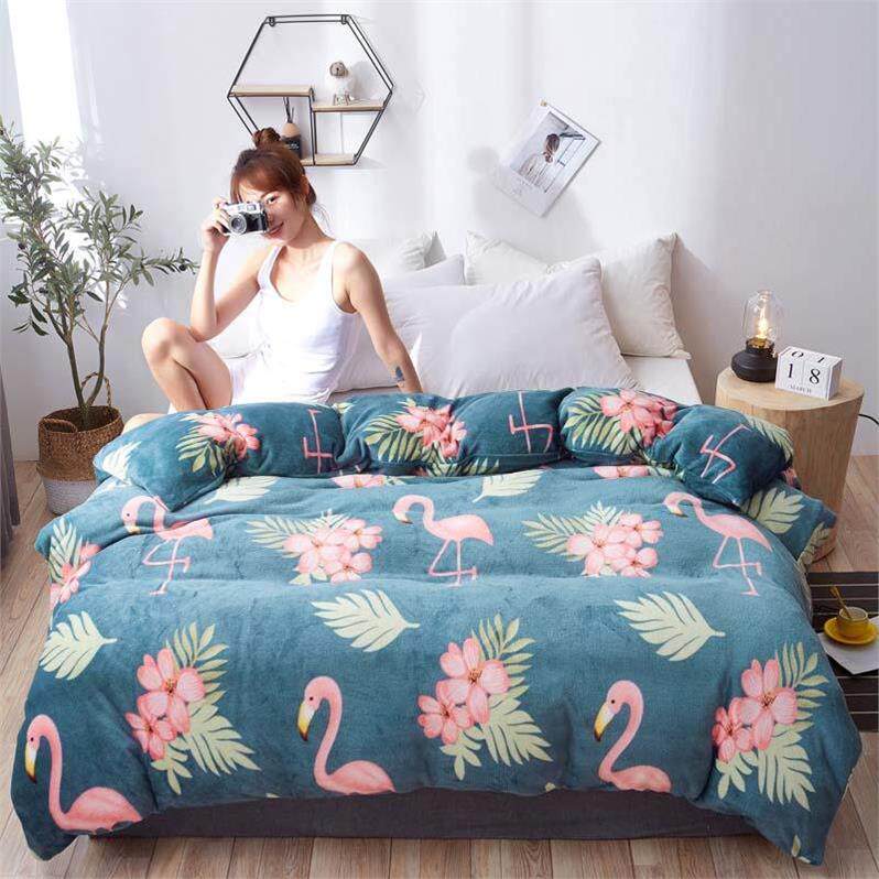 Quilt cover dormitory student 200x230 Flannel Double 180x200 Fleece Coral Quilt cover 5x7in the Bedclothes , Quilt  category - from Buy2taobao.com to provide professional Taobao agent buy service