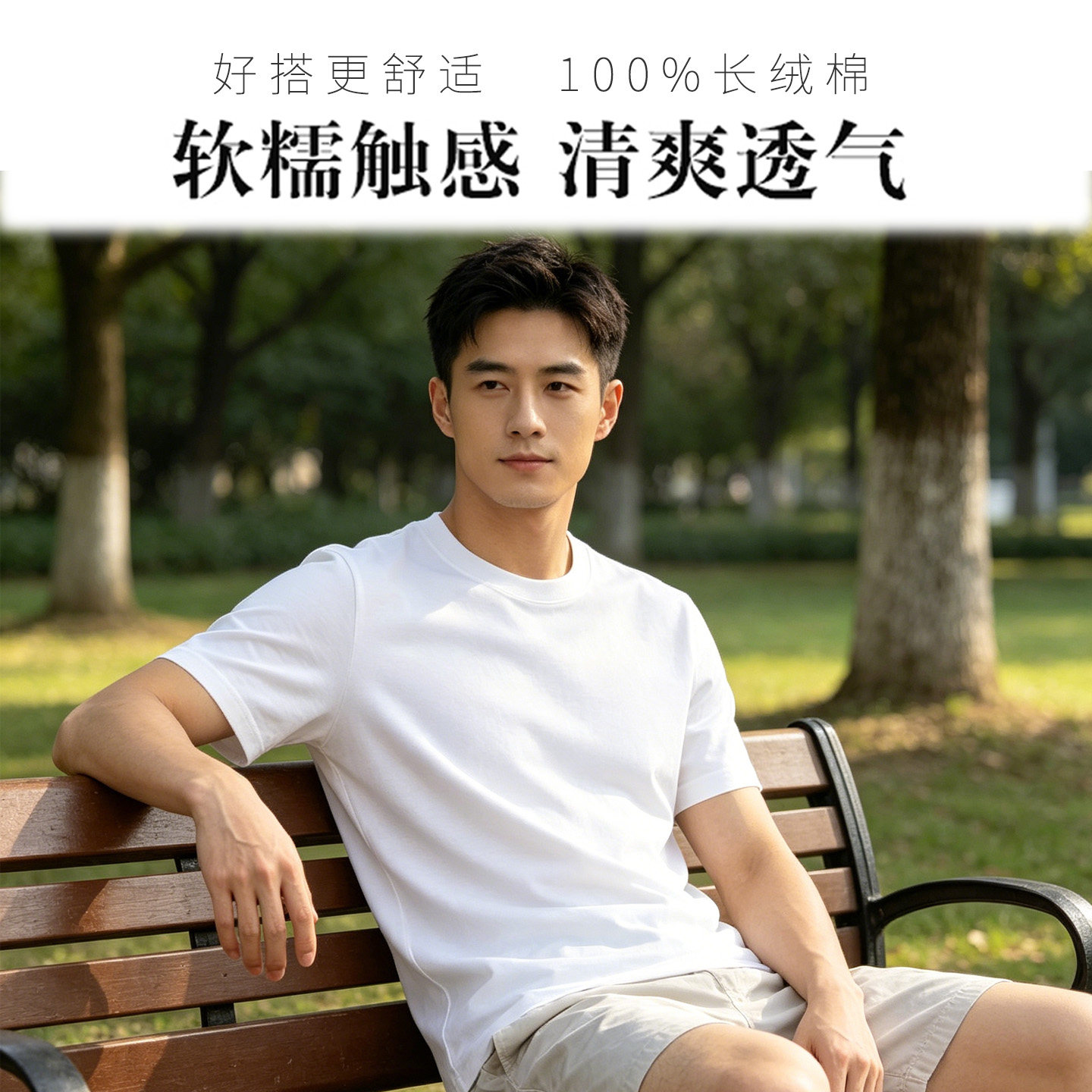 2026新款重磅100%纯棉短袖t恤男女士夏季宽松百搭半袖潮流体恤衫