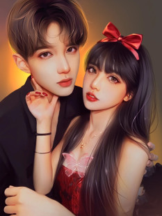 转手绘写实人物人像电子版情侣头像肖像画卡通动漫画照片唯美礼物